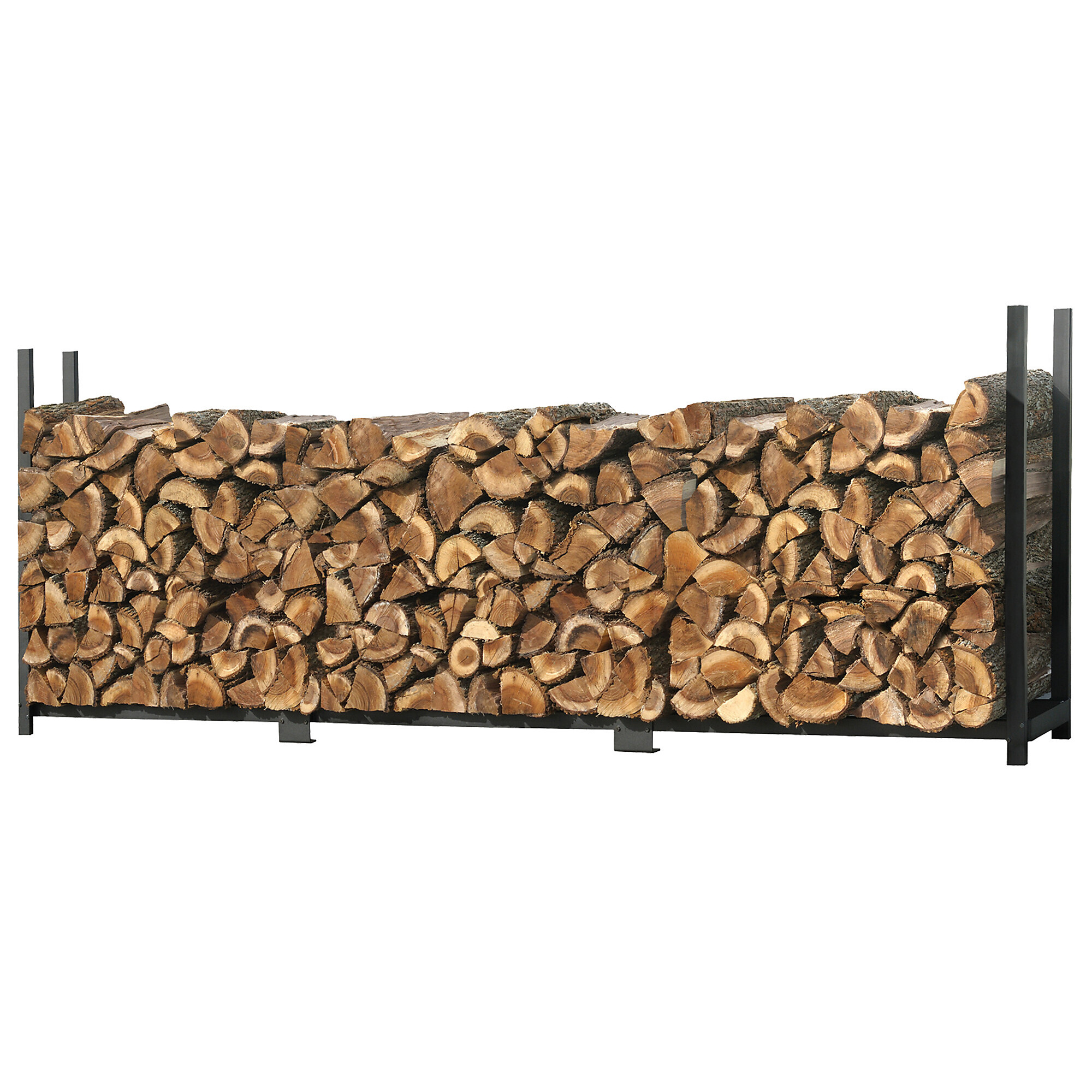 ShelterLogic, Ultra Duty Firewood Rack, Length 12.4 ft, Capacity 600 lb, Material Steel, Model# 90473